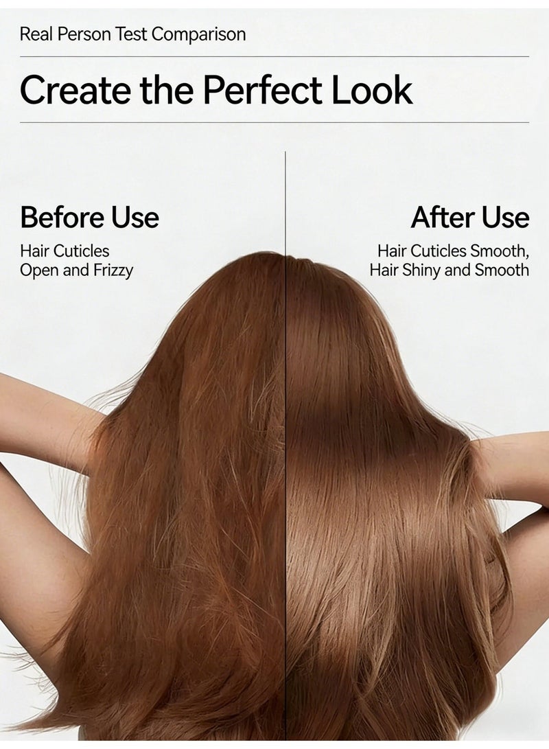 New High-Speed Ionic Hair Dryer with Curved Nozzle, Professional Negative Ion Blow Dryer for Home Use, Salon-Quality Styling Tool - Image 3